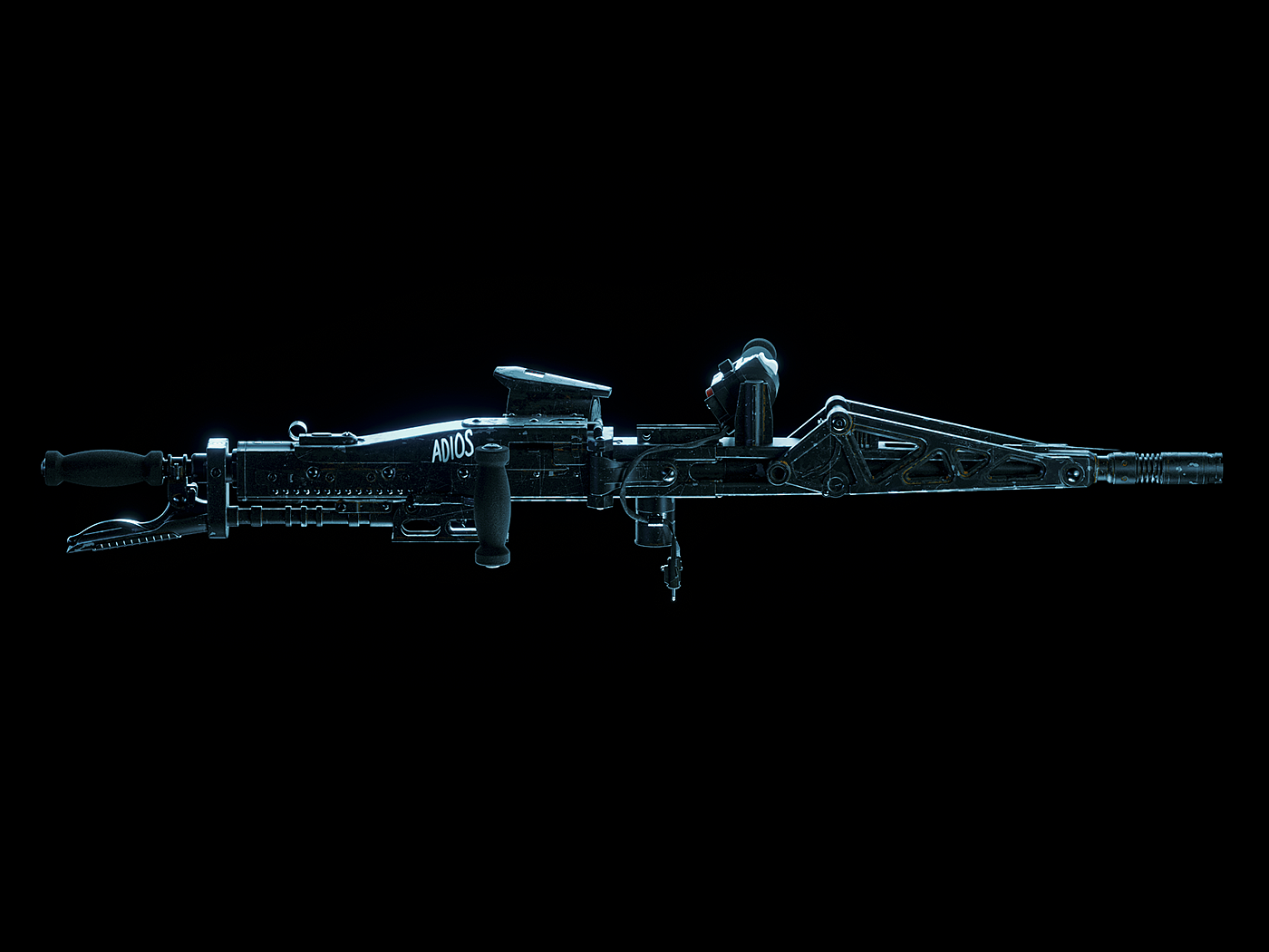 外星M56智能枪，武器，枪支，