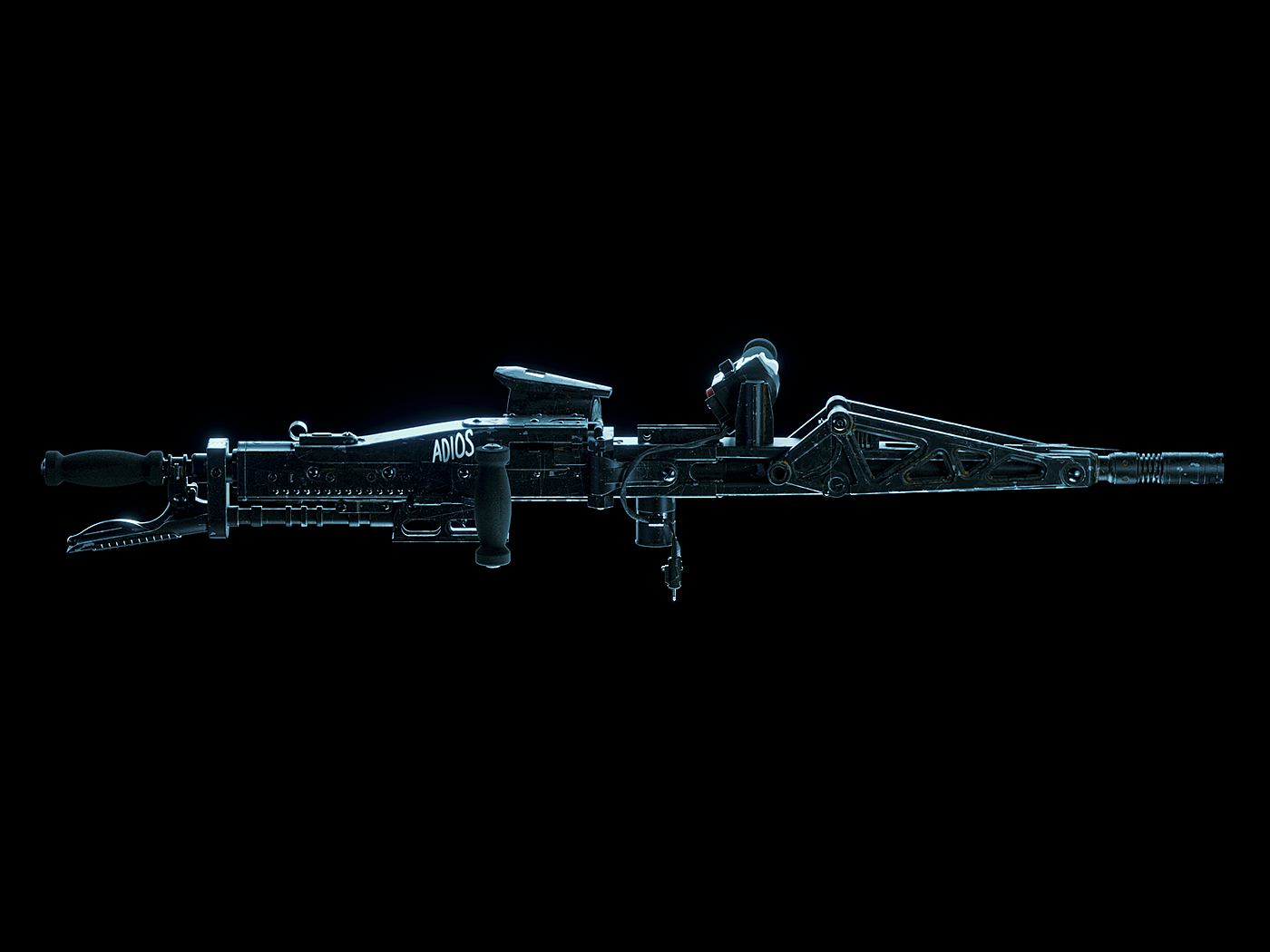 Alien M56 smart gun，arms，firearms，