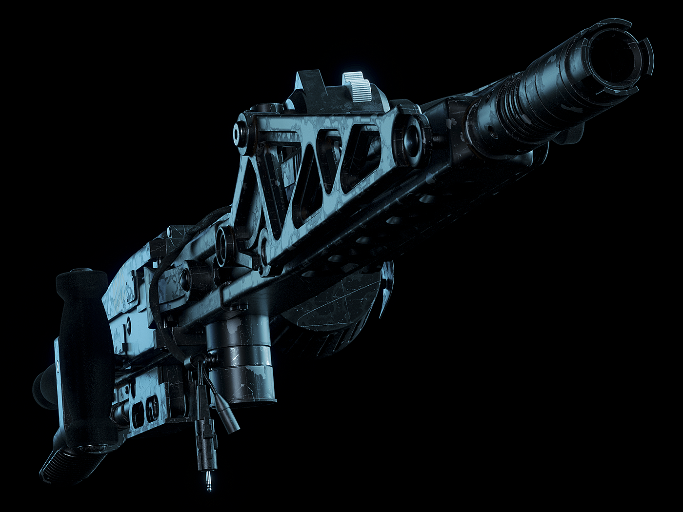 Alien M56 smart gun，arms，firearms，