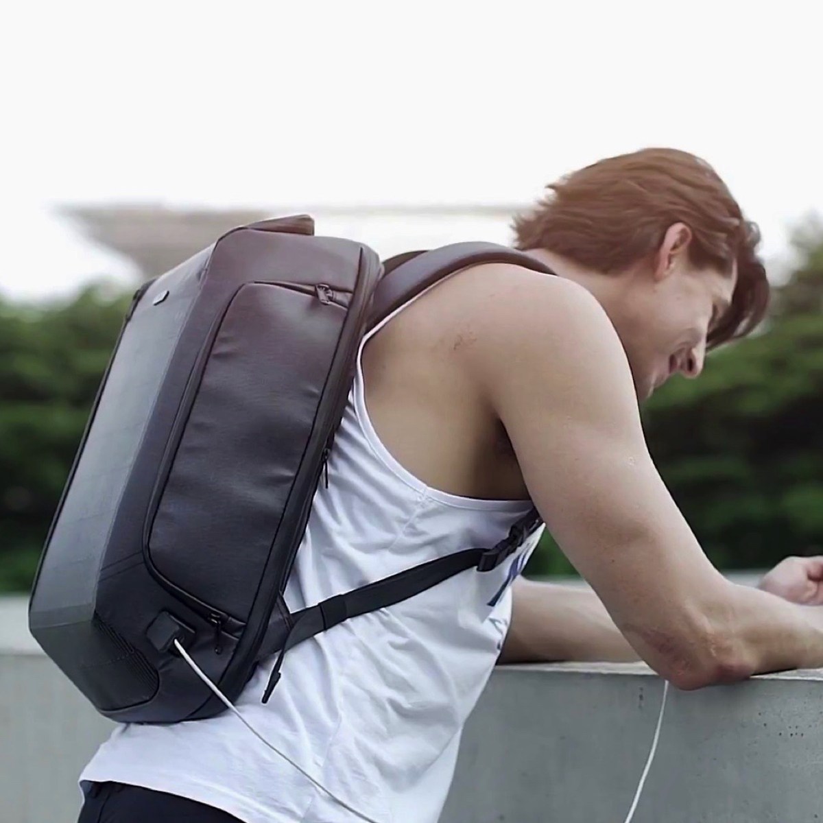 charge，Solar cell，Kinson，waterproof，Beam Backpack，knapsack，reddot，2019 red dot product design award，