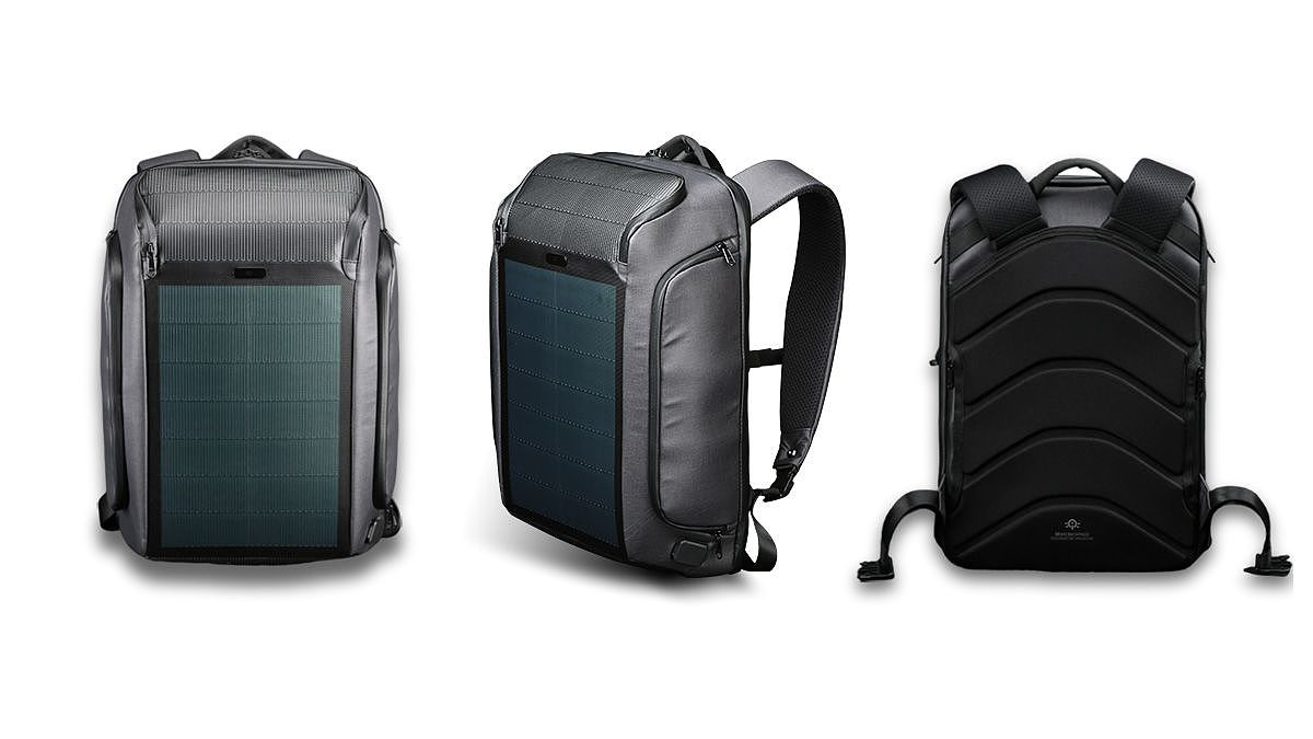 charge，Solar cell，Kinson，waterproof，Beam Backpack，knapsack，reddot，2019 red dot product design award，