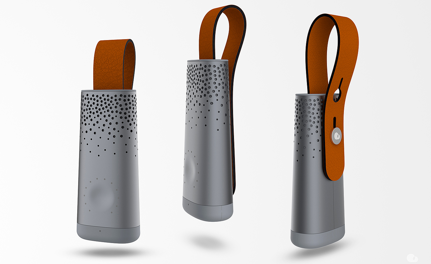 contaminated，air，2019 red dot product design award，reddot，Flow by Plume Labs，app，sensor，
