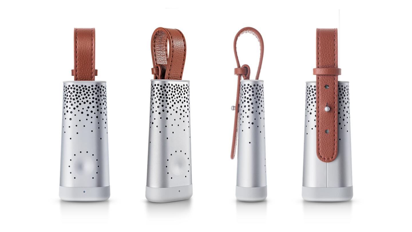 contaminated，air，2019 red dot product design award，reddot，Flow by Plume Labs，app，sensor，