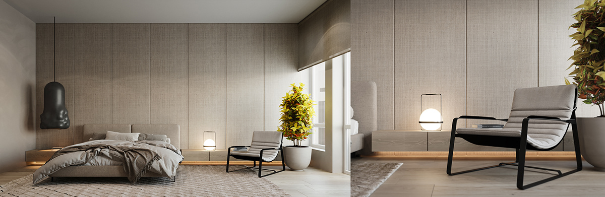 Modern decoration，indoor，Architecture，