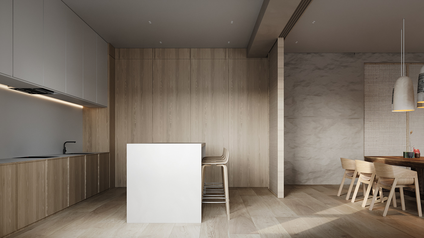 Modern decoration，indoor，Architecture，