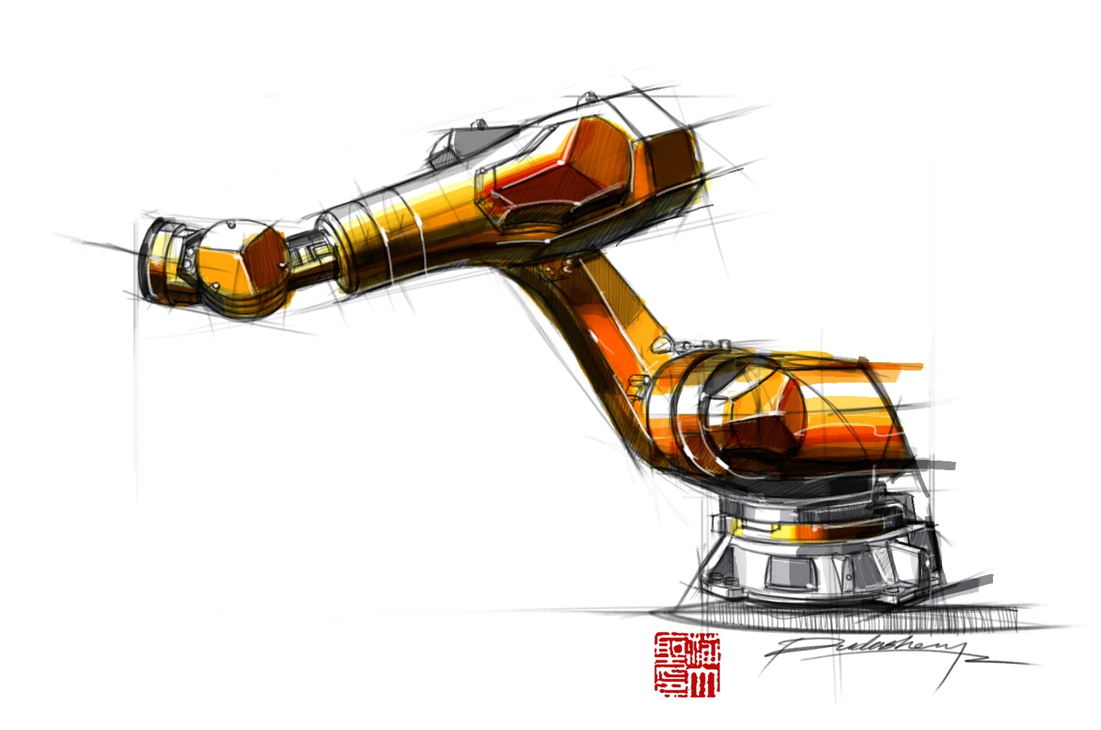 Digital board painting，