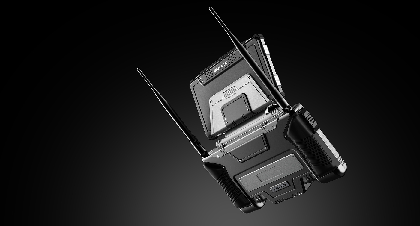 Remote control design, military equipment, handheld, industrial design, machinery，