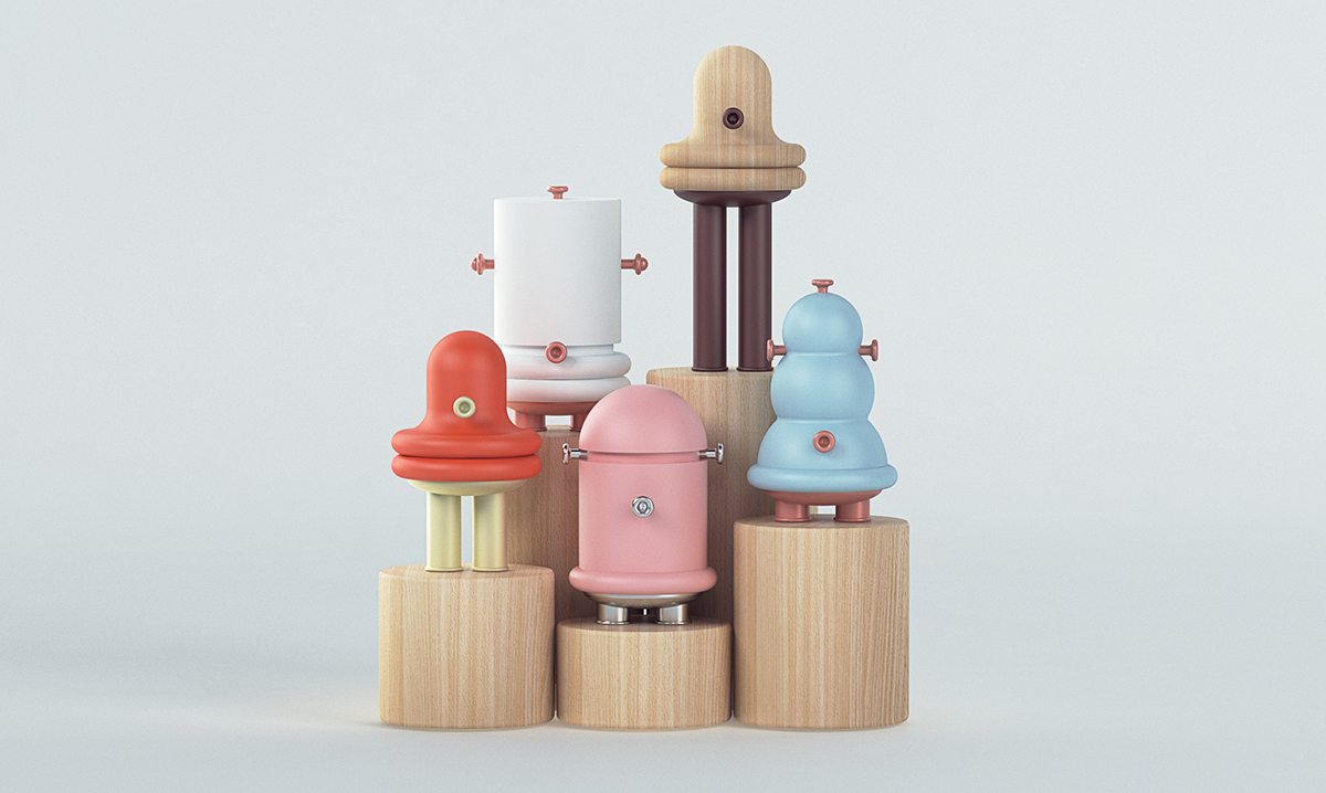 Toy design，Color matching，Character design，product design，Series toys，