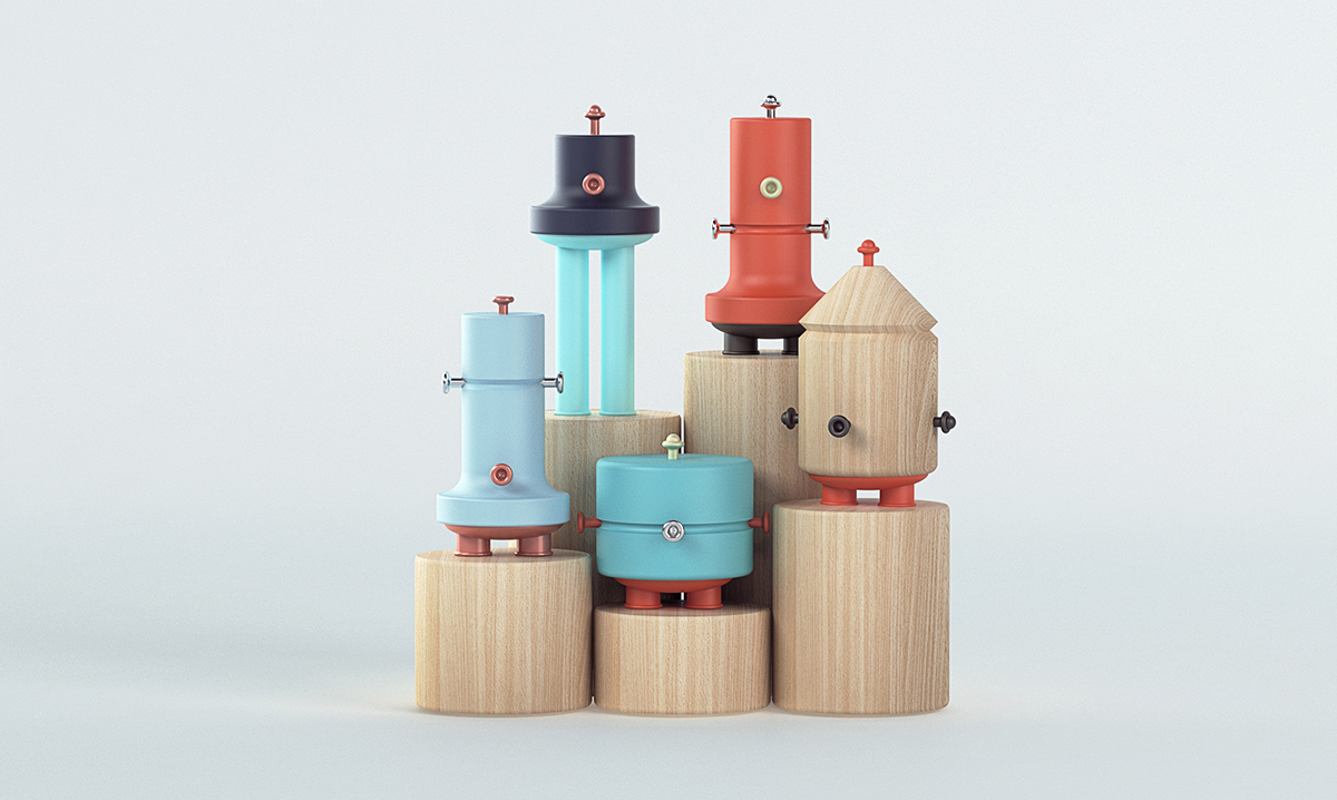 Toy design，Color matching，Character design，product design，Series toys，