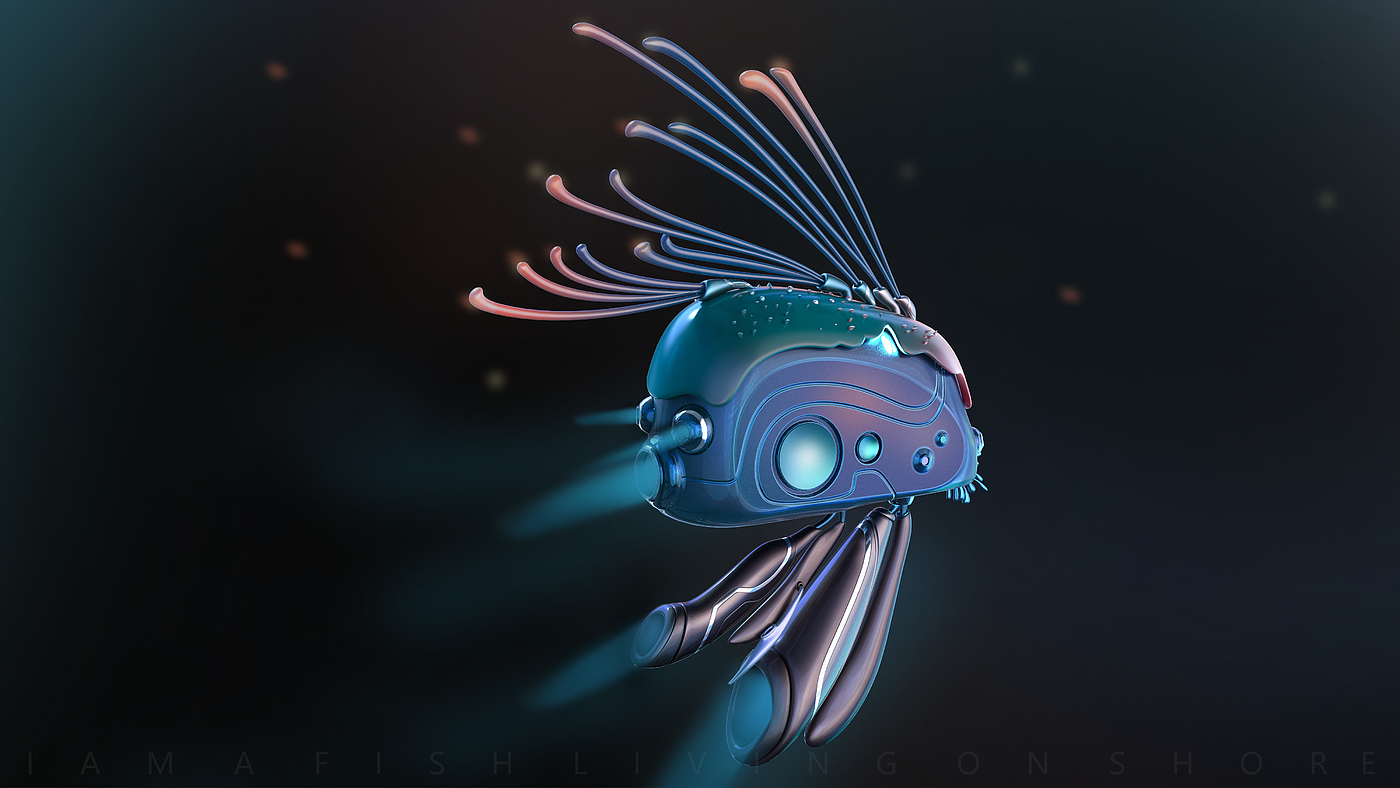 fish，Mechanics，Sense of future，Sense of science and technology，Gradual change，