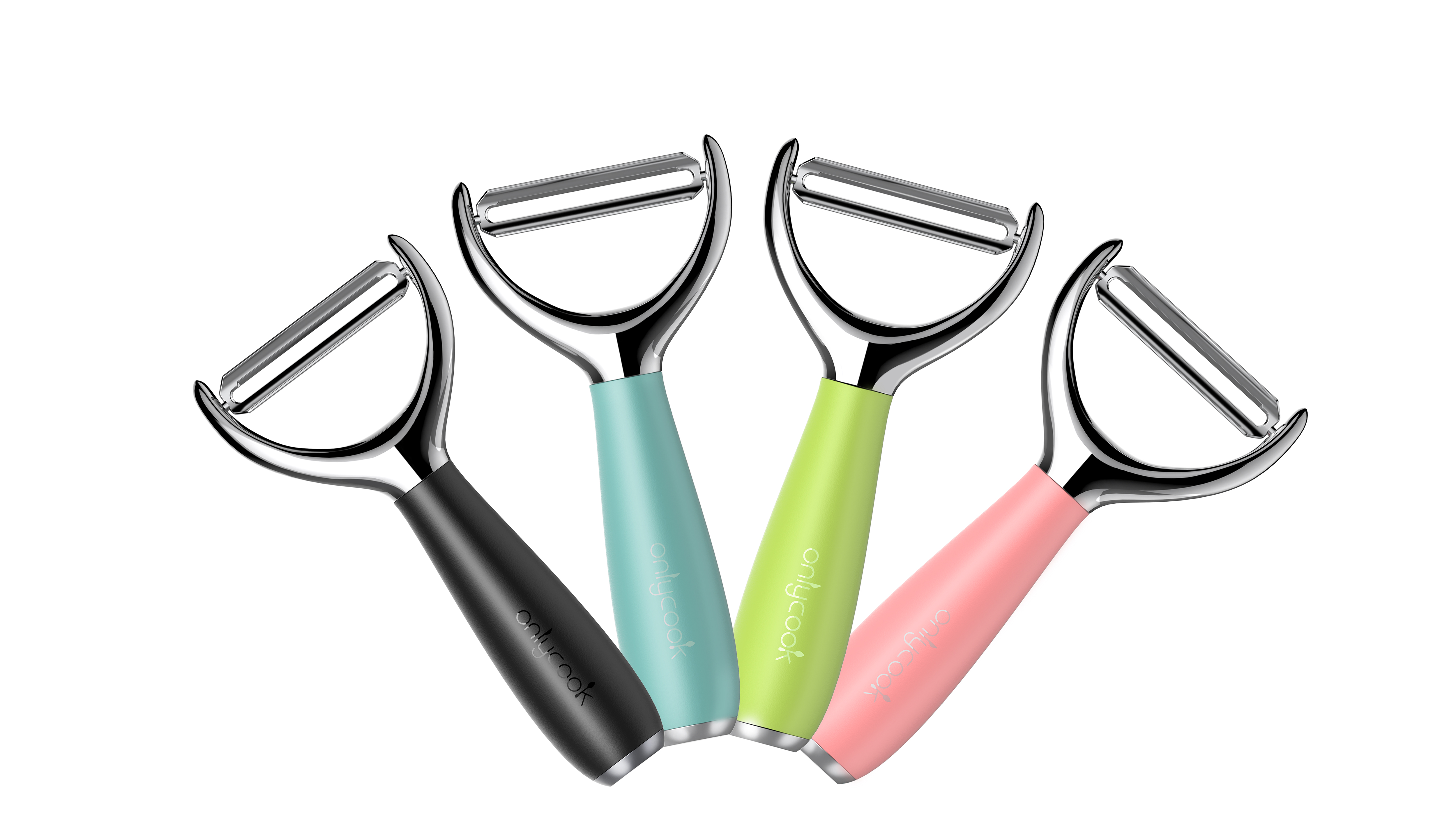 Paring knife，Peeler，Color matching，Macarone，kitchen，The tool holder is made of zinc alloy, which improves the quality of metal luster，