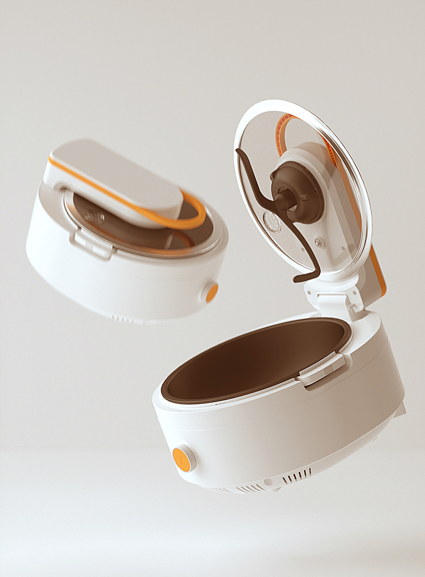 SOL/STA，industrial design，an electric appliance，Intelligent frying pan，Automatic cookers ，
