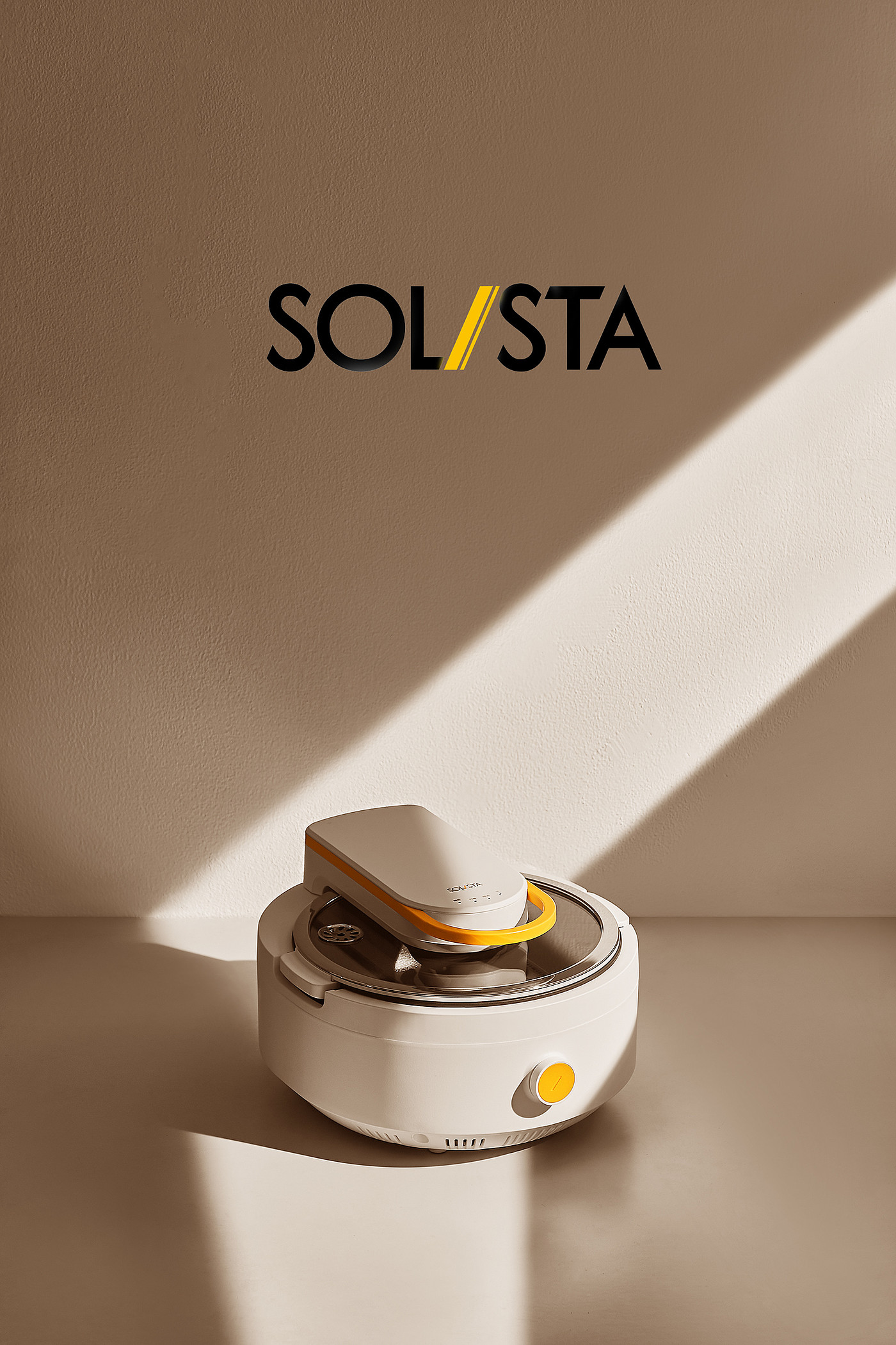 SOL/STA，工业设计，电器，智能炒菜锅，自动炒菜机，