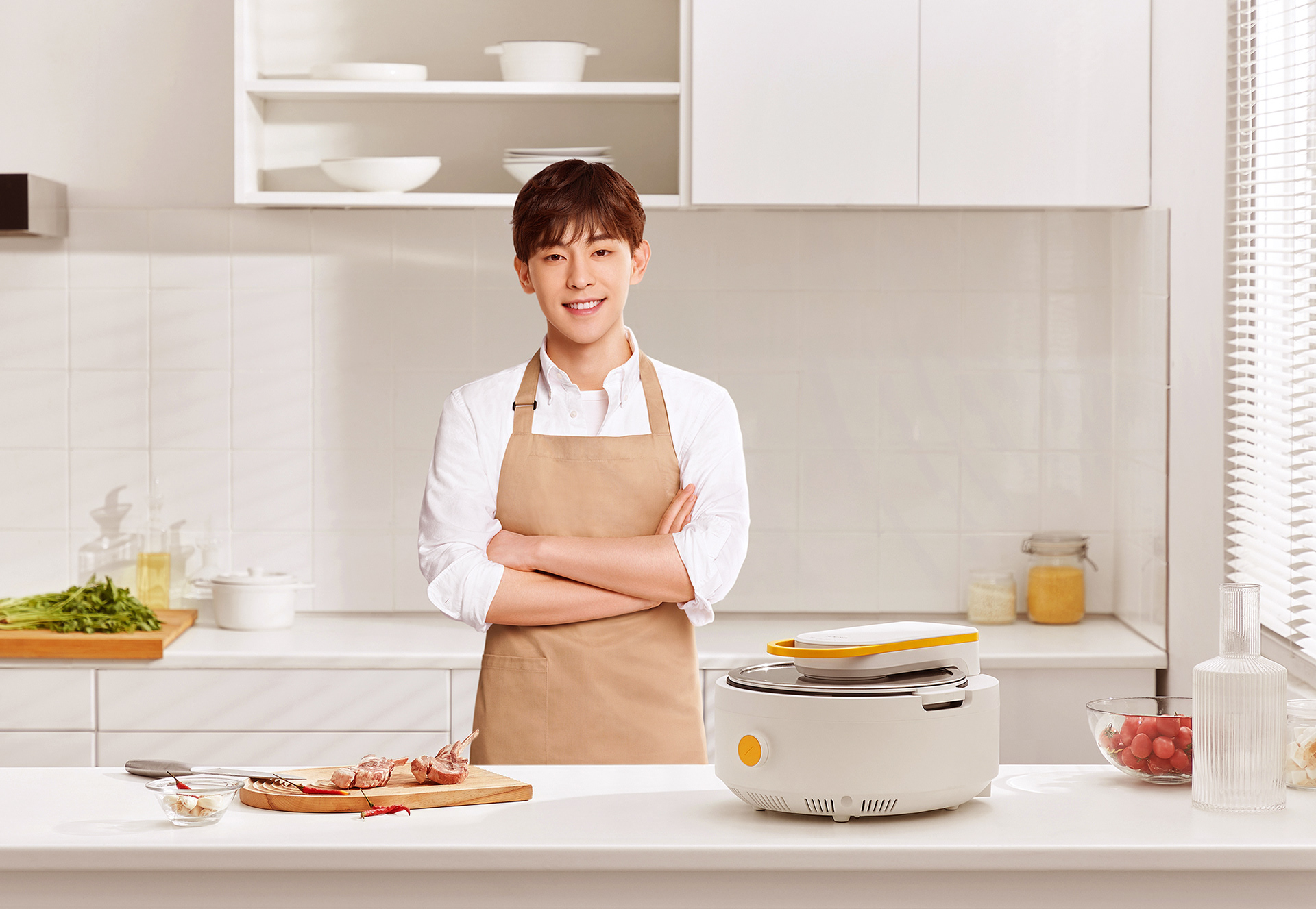 SOL/STA，industrial design，an electric appliance，Intelligent frying pan，Automatic cookers ，