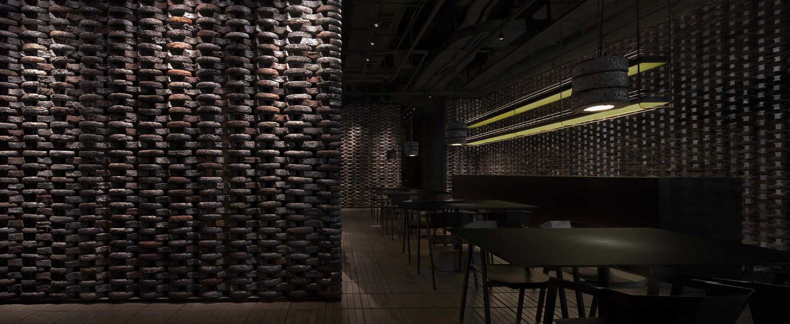 ceramic tile，Chain net，restaurant，Chuan’s Kitchen II，2019 red dot product design award，reddot，