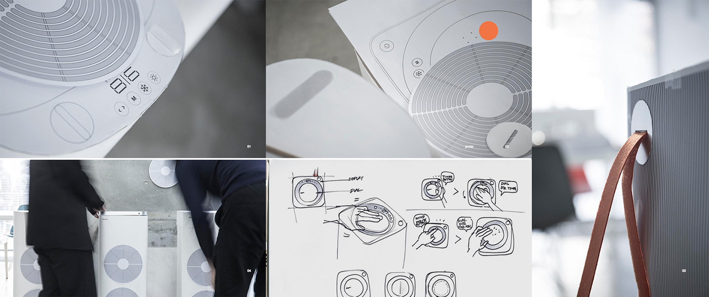 Ventless Portable，air cleaner，white，