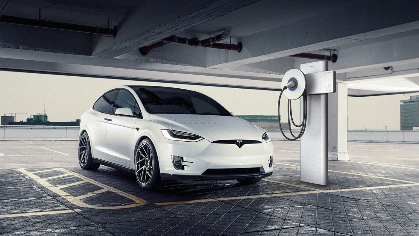 Cirsquare，Charging pile，white，