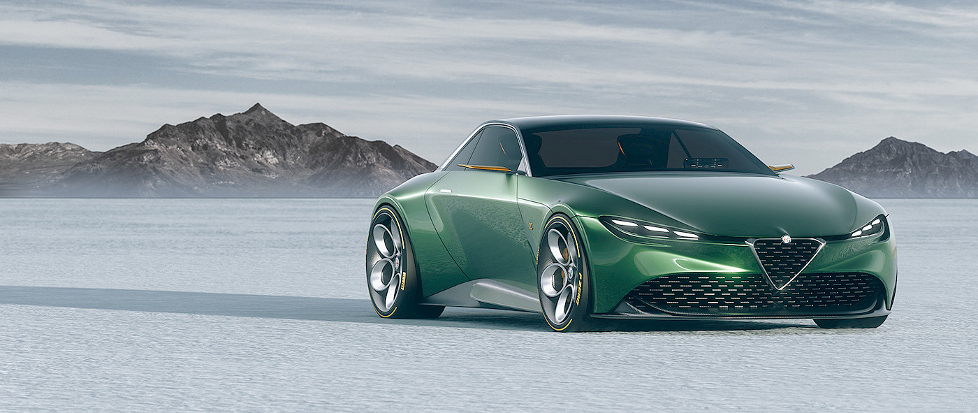green，Automobile design，Alpha Romeo，