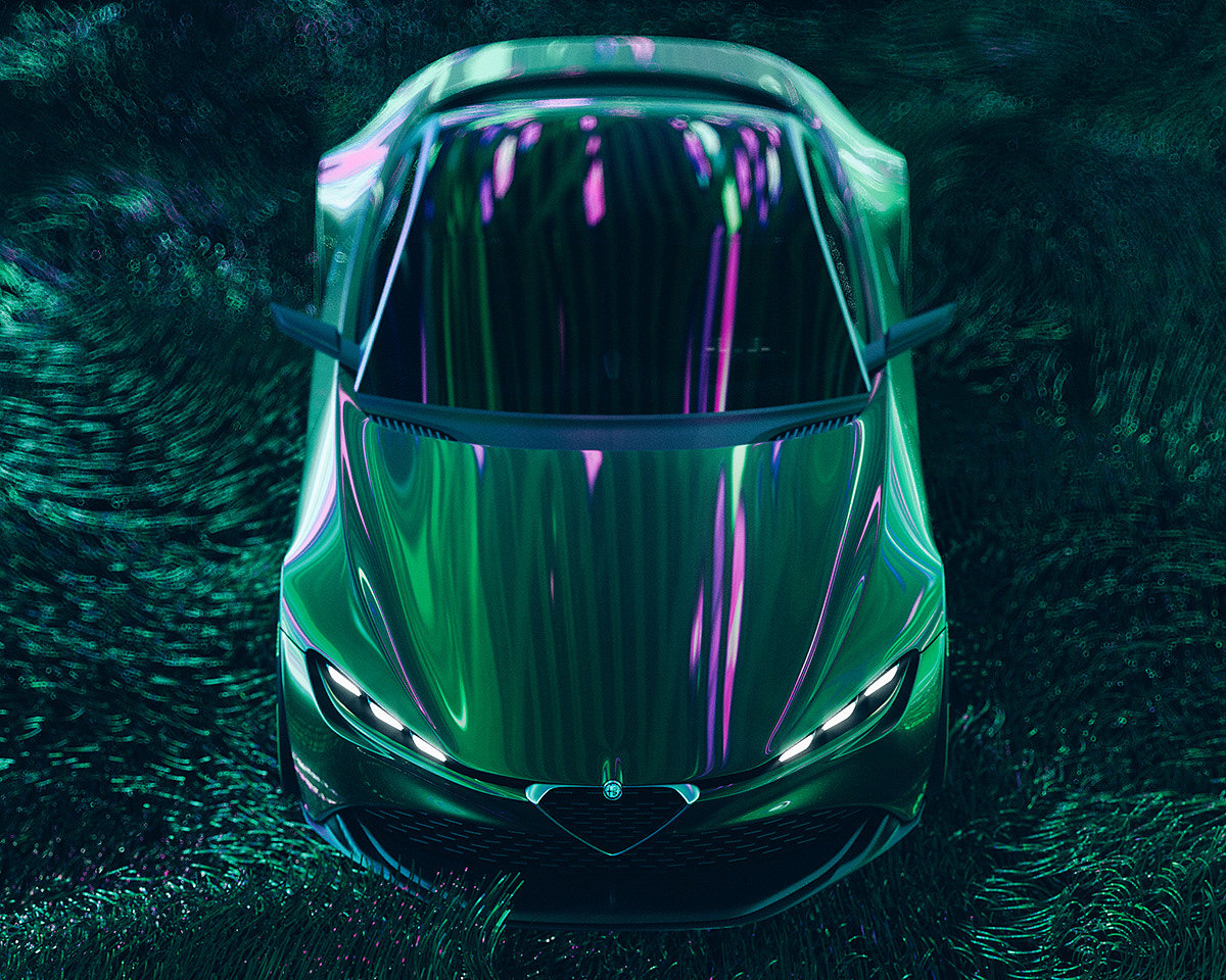 green，Automobile design，Alpha Romeo，