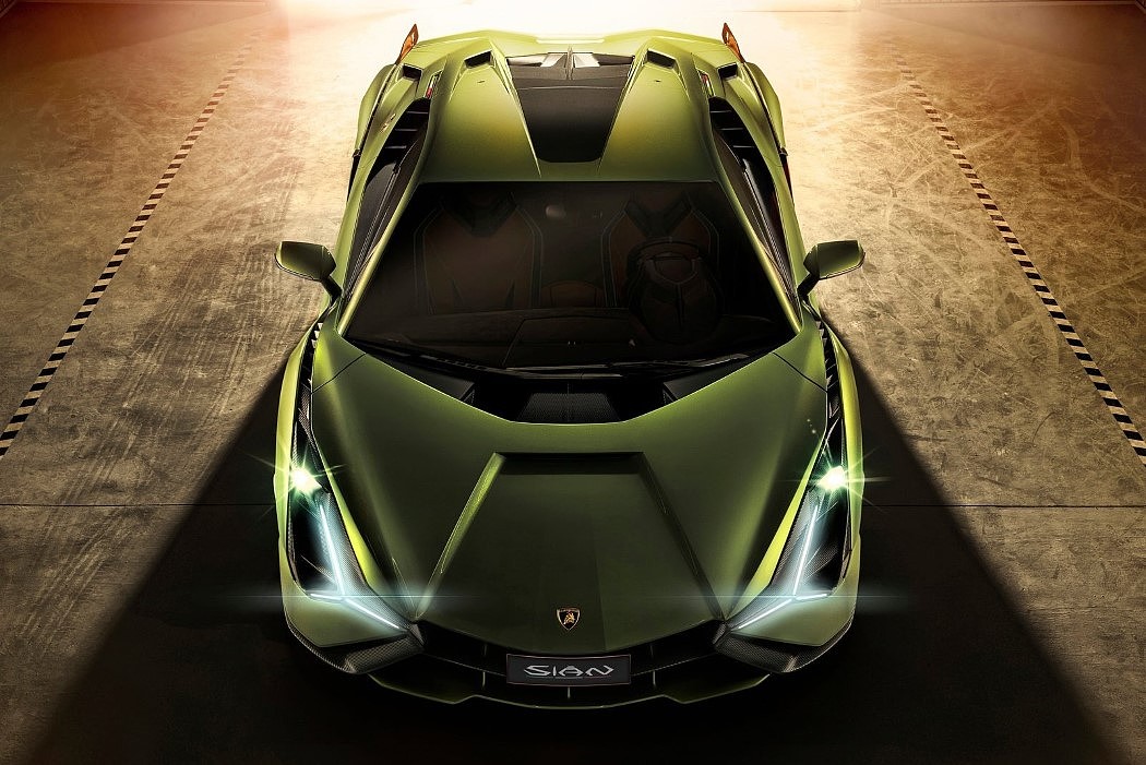 绿色，汽车设计，LamborghiniSiánn，