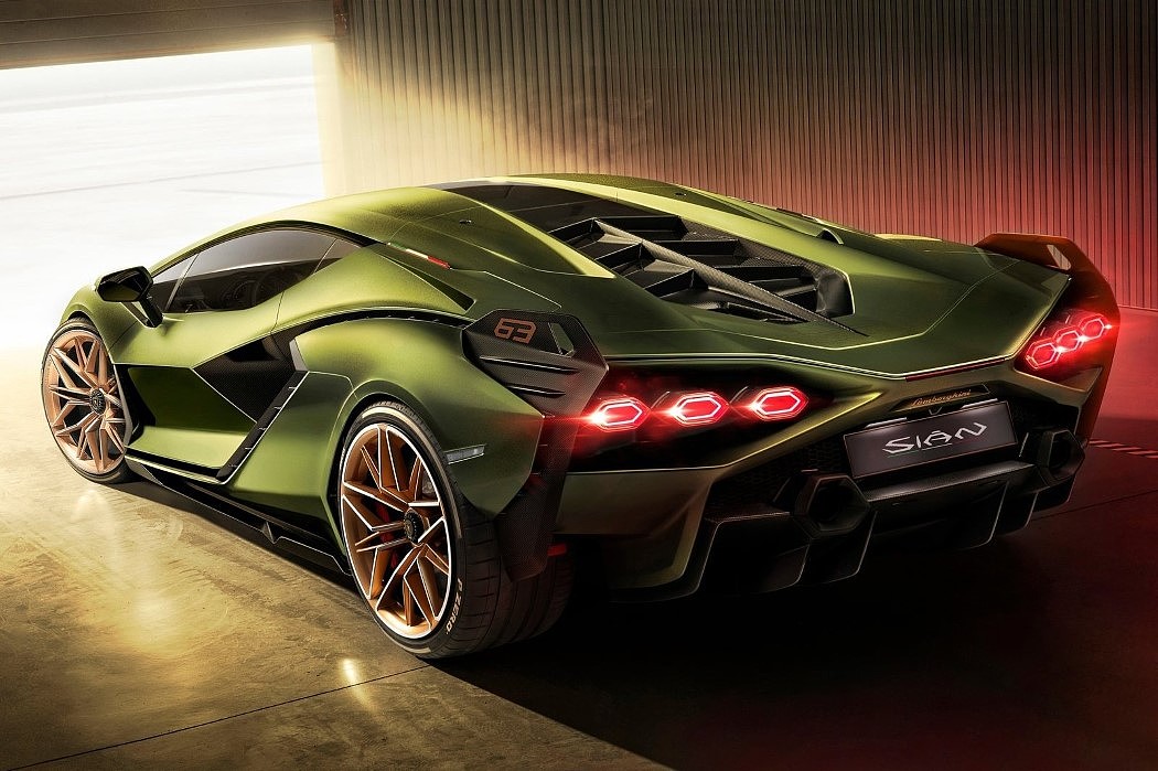 绿色，汽车设计，LamborghiniSiánn，