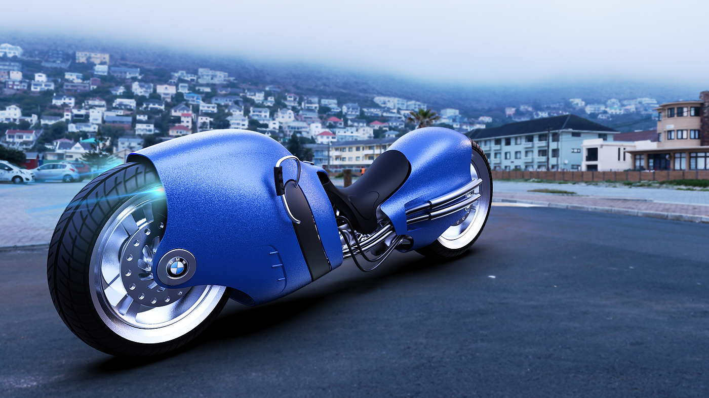 Render，modeling，motorcycle，Concept motorcycle，bmw，