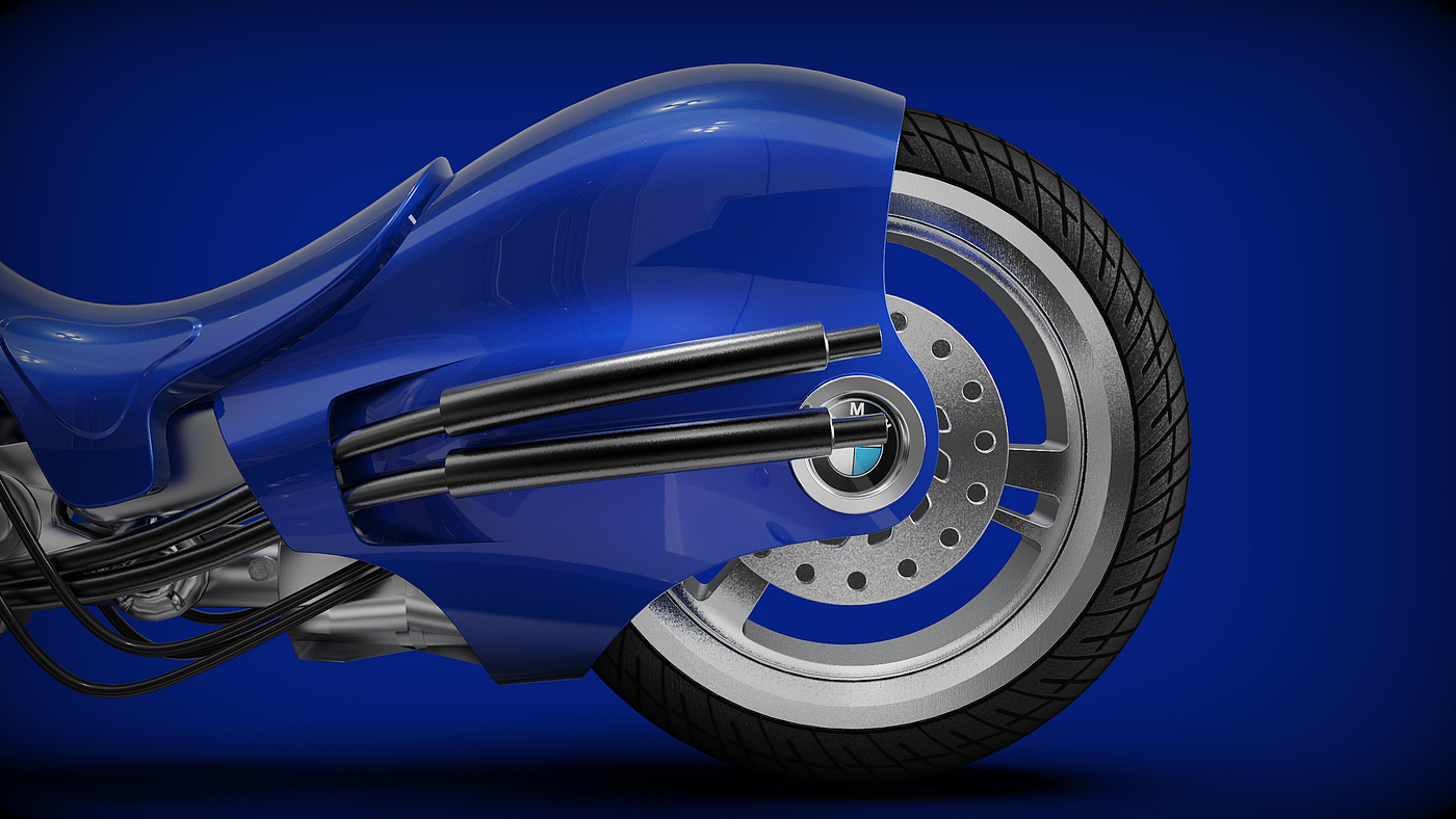 Render，modeling，motorcycle，Concept motorcycle，bmw，