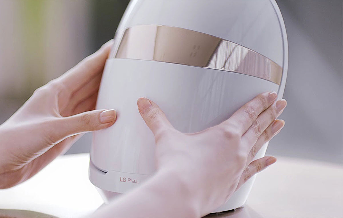 skin，cosmetology，medical care，Skin care suit，led，LG Pra.L，reddot，2019 red dot product design award，