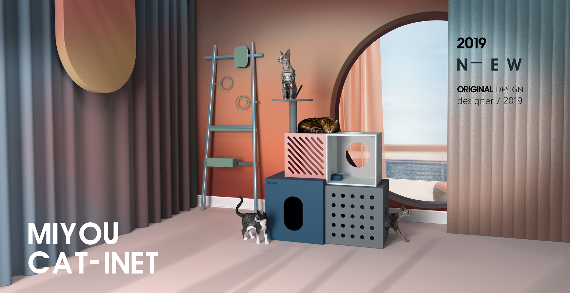 cat，Pets，furniture，Cat climbing frame，Cat cabinet，multi-function，