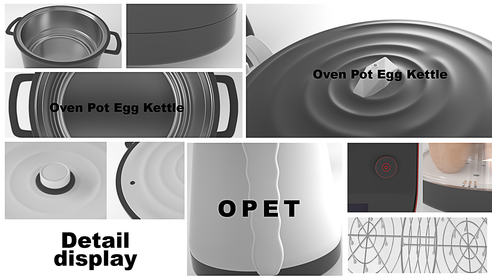 kettle，Egg steamer，Grill，pot，Kitchenware，multi-function，Household appliances，Convenient products，