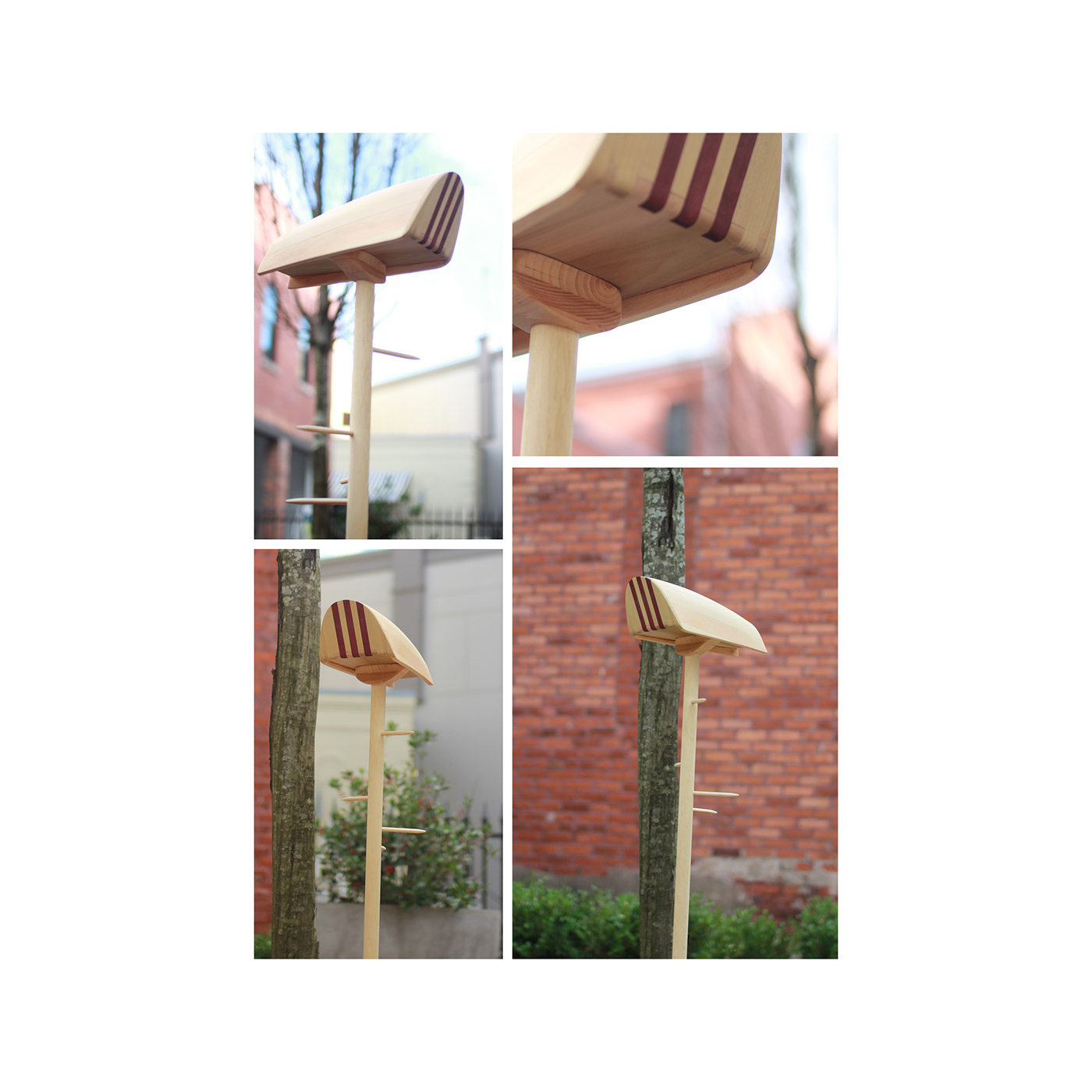 wood，Home Furnishing，Bird house，originality，Simplicity，