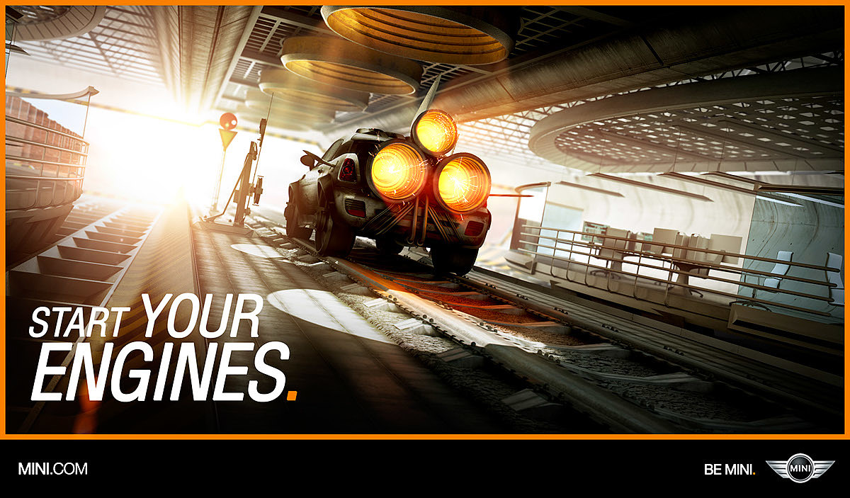 3D rendering，Automobile design，MINI ROCKET，