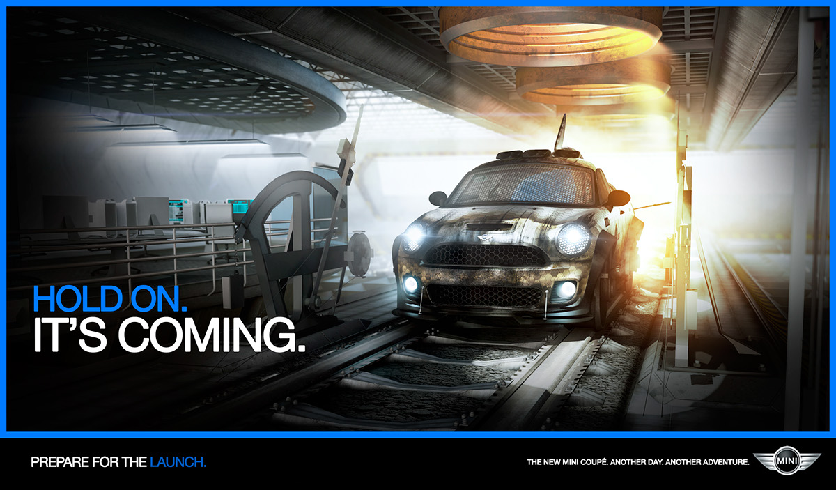 3D rendering，Automobile design，MINI ROCKET，