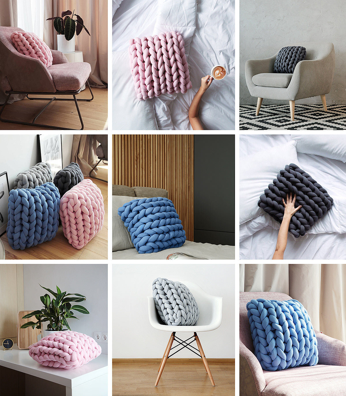 Knitted products，Cushion design，Ohhio，