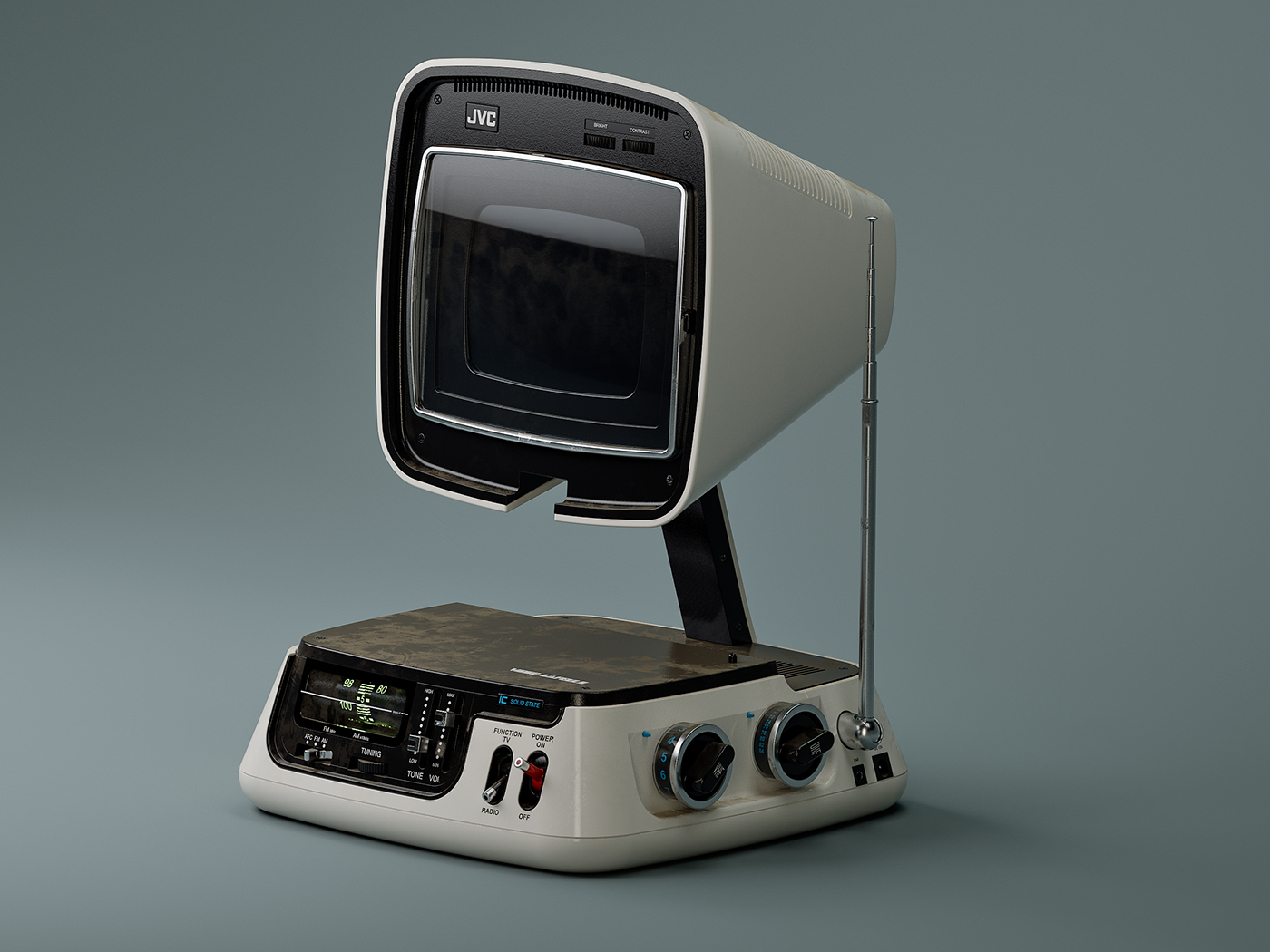 Television，Cinema 4D，JVC Video Capsule，