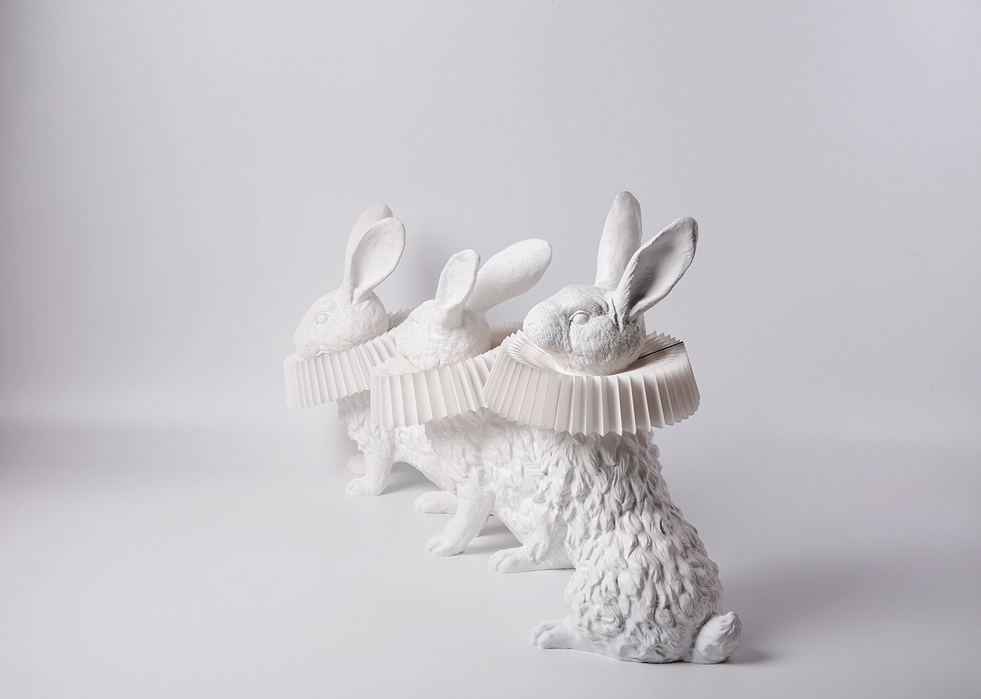 灯具设计，白色，Rabbit X LAMP，