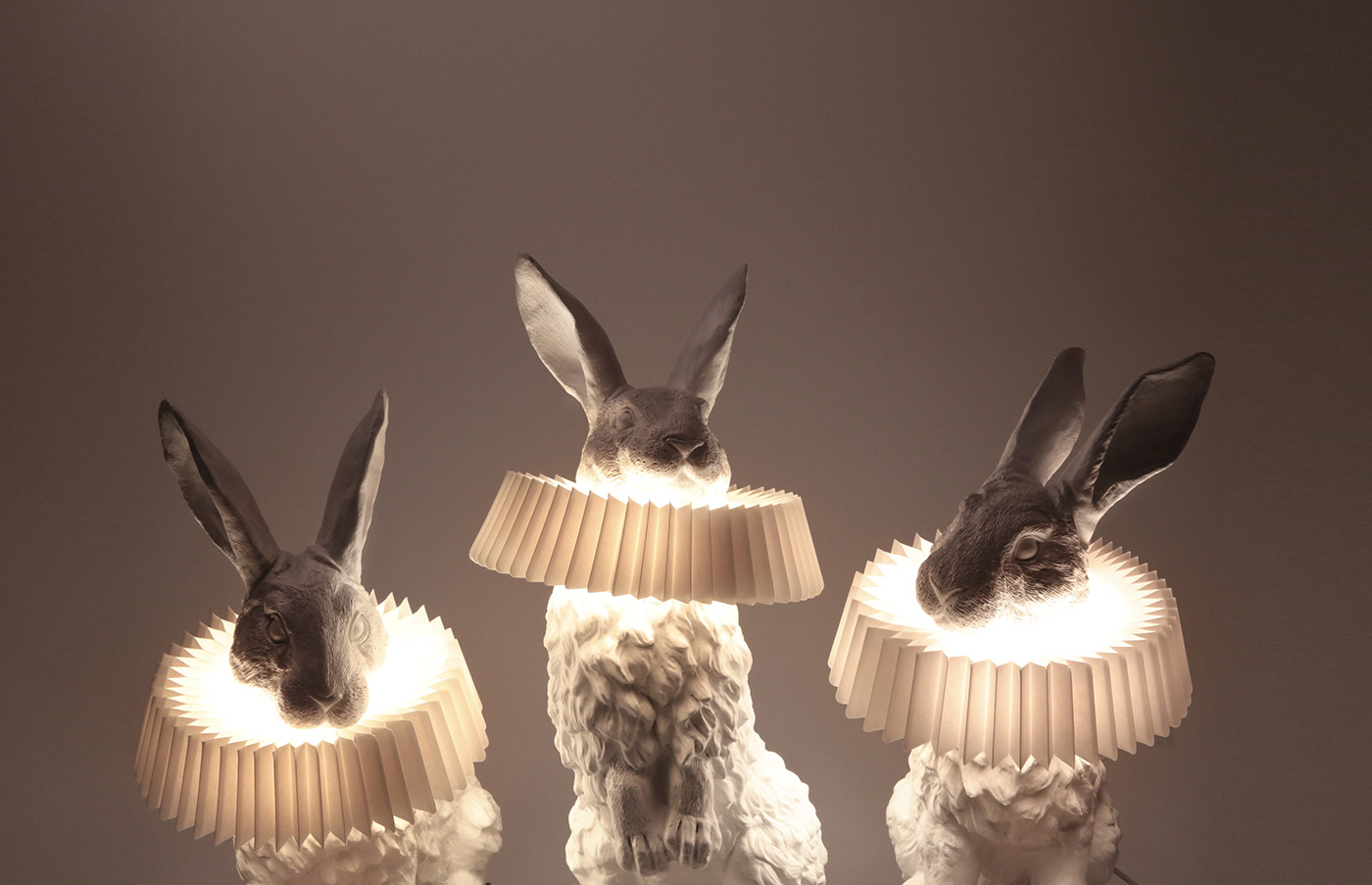 Lamp design，white，Rabbit X LAMP，