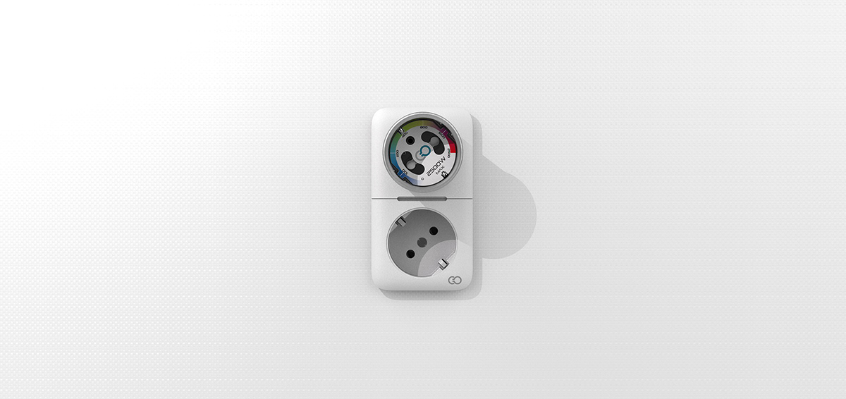 QCON，Intelligent switch，white，