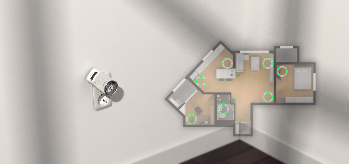 QCON，Intelligent switch，white，