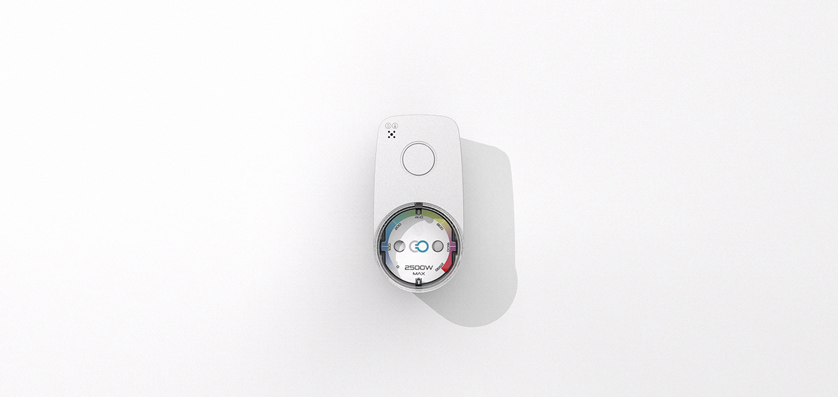 QCON，Intelligent switch，white，