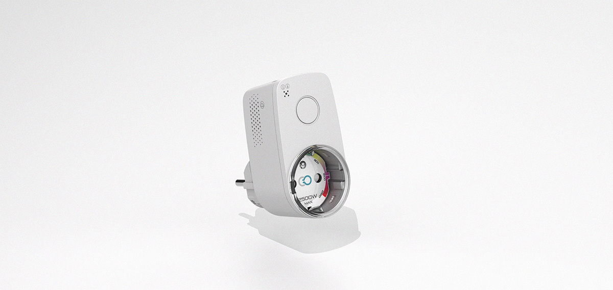 QCON，Intelligent switch，white，