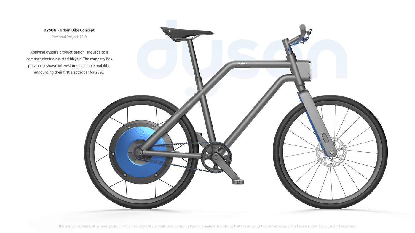 conceptual design，Bicycle，Dyson Urban Bike，