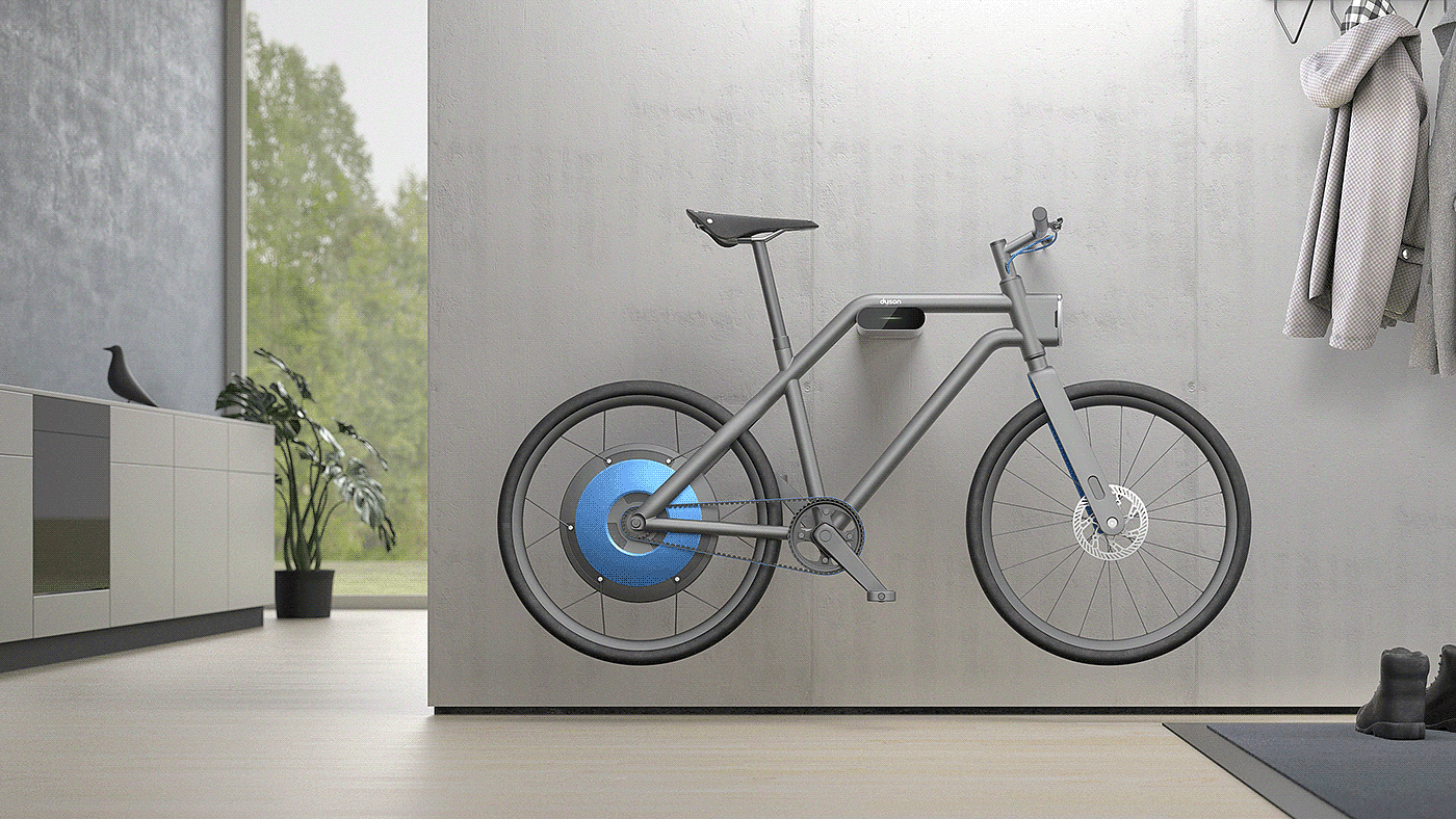 conceptual design，Bicycle，Dyson Urban Bike，