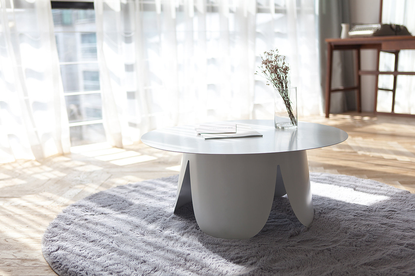 white，stool，BLOSSOM，