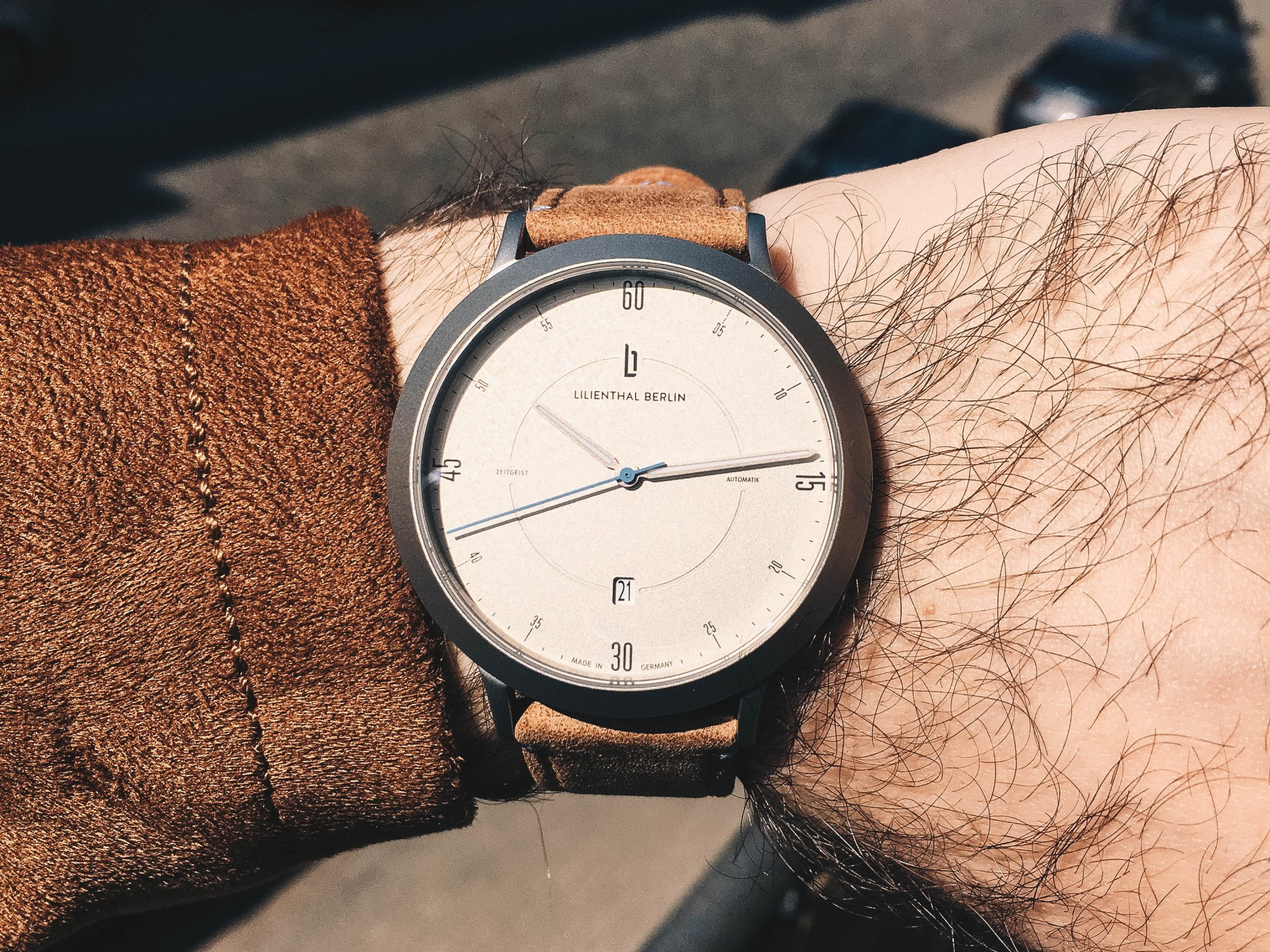 sapphire，Swiss mechanical movement，Zeitgeist Automatik，ornaments，2019 red dot product design award，reddot，Wristwatch，Wrist watch，