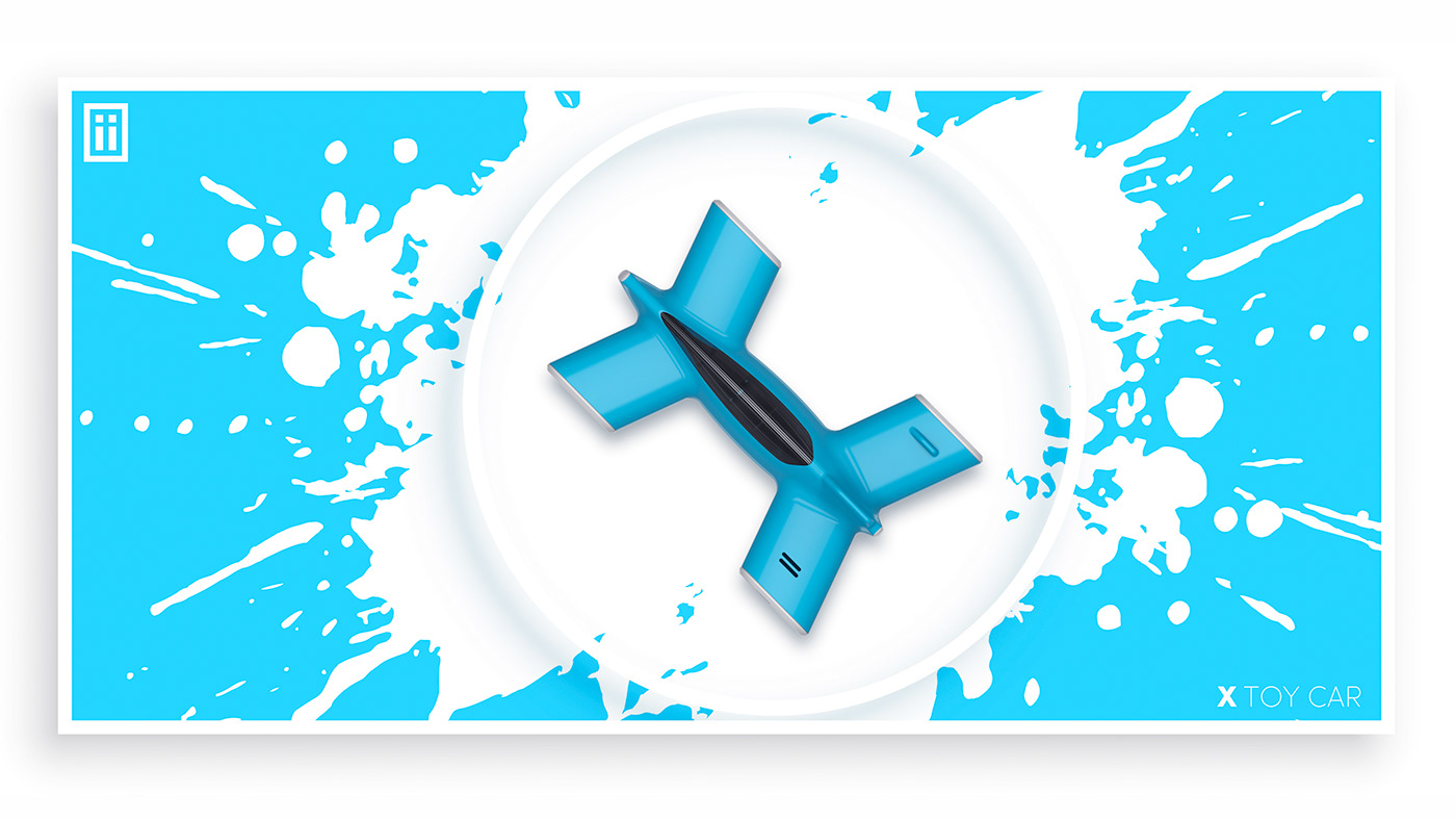 Toy design，black，conceptual design，X Toy Car，