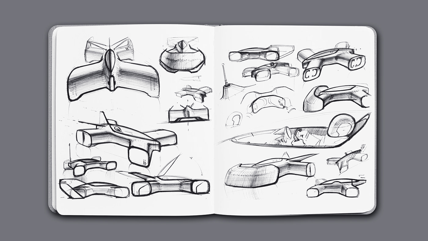 Toy design，black，conceptual design，X Toy Car，