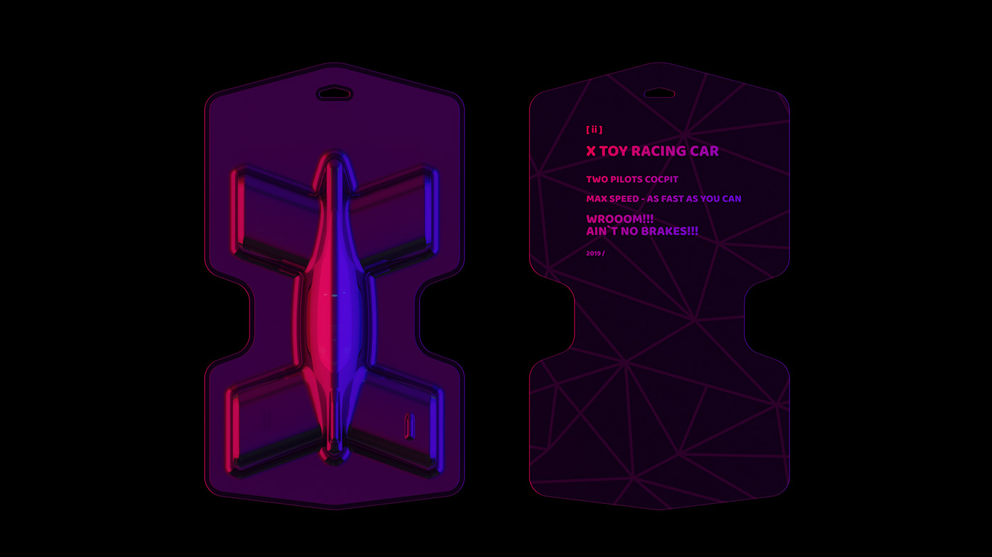 Toy design，black，conceptual design，X Toy Car，
