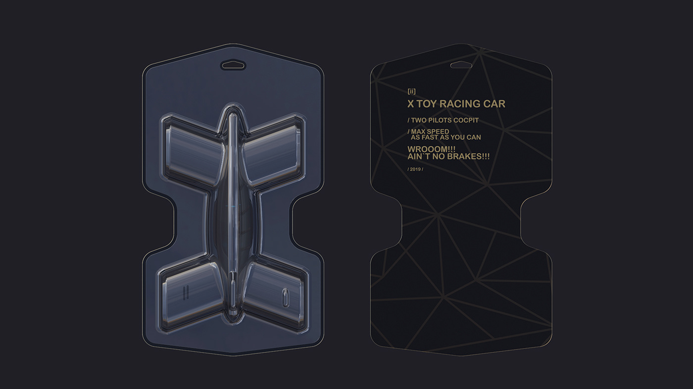 Toy design，black，conceptual design，X Toy Car，