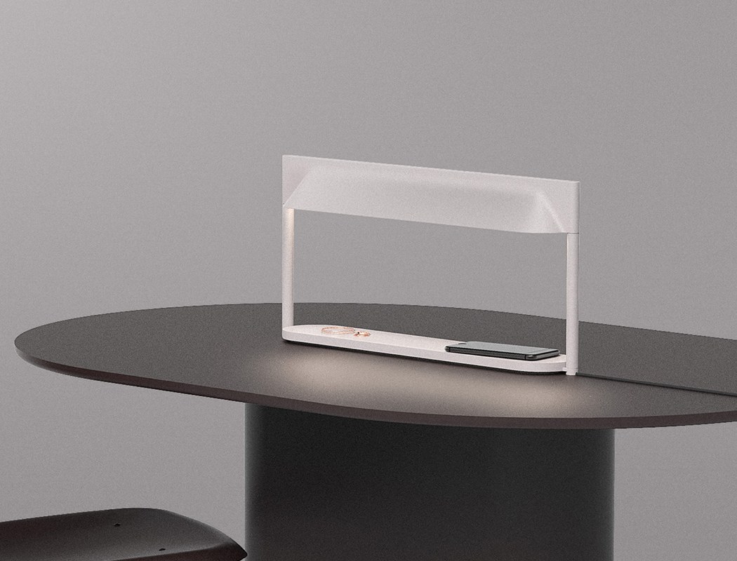 Wireless charging，Table lamp design，ROOF，